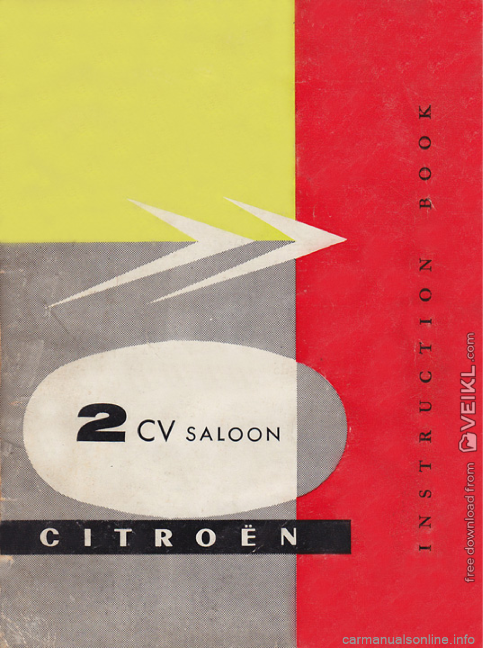 CITROEN 2CV 1959  Owners Manual 
