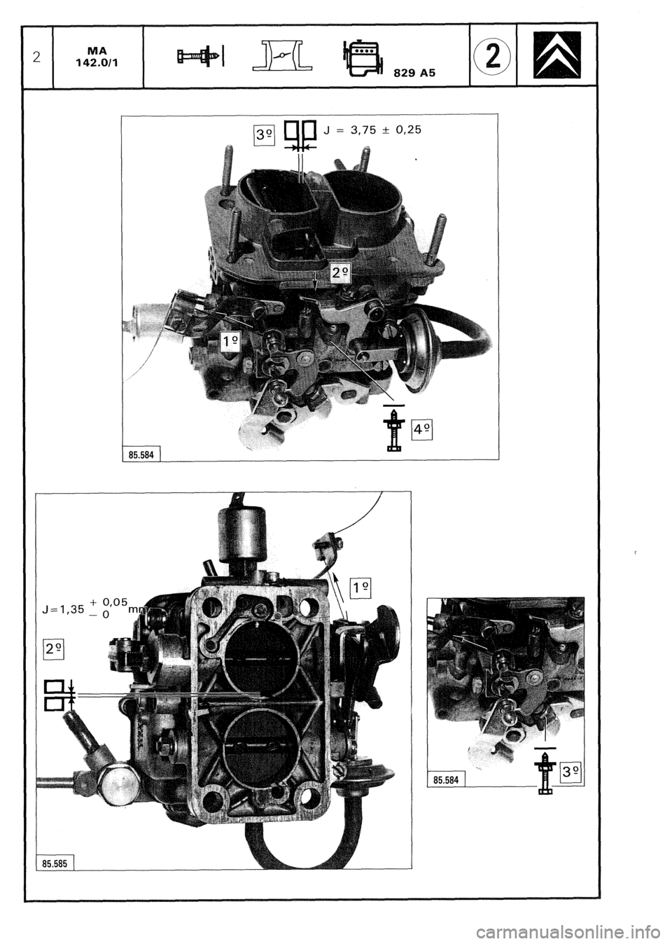 CITROEN CX 1988 Service Manual MA
142.011
KXIU J = 3,75 rt 0,25 CITROEN CX 1988 Service Manual MA
142.011
KXIU J = 3,75 rt 0,25