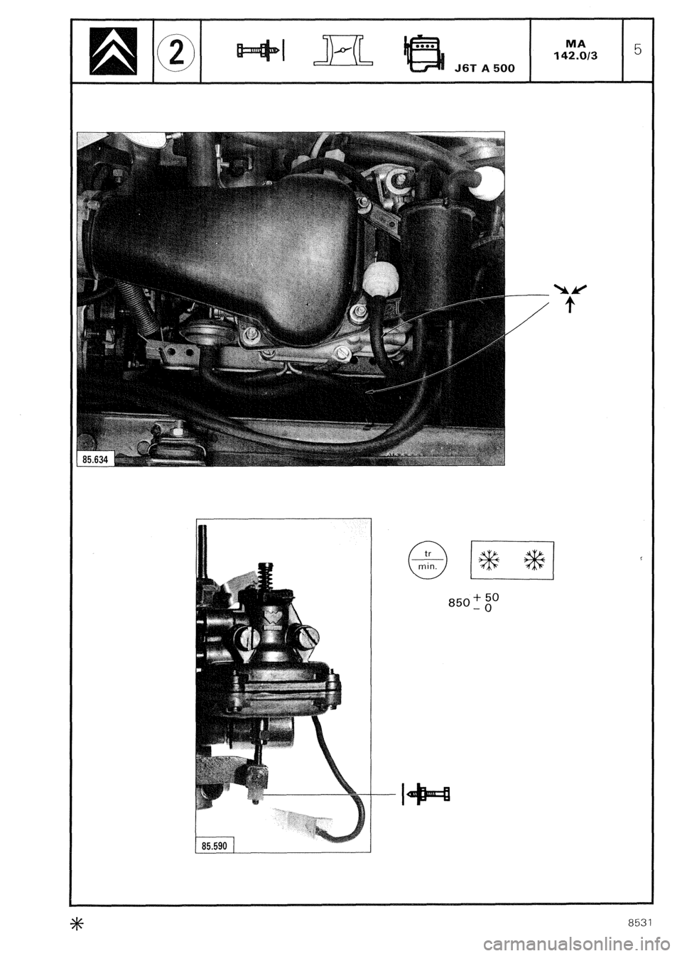 CITROEN CX 1988 Service Manual @pi-
850
+ 5o -0 CITROEN CX 1988 Service Manual @pi-
850
+ 5o -0