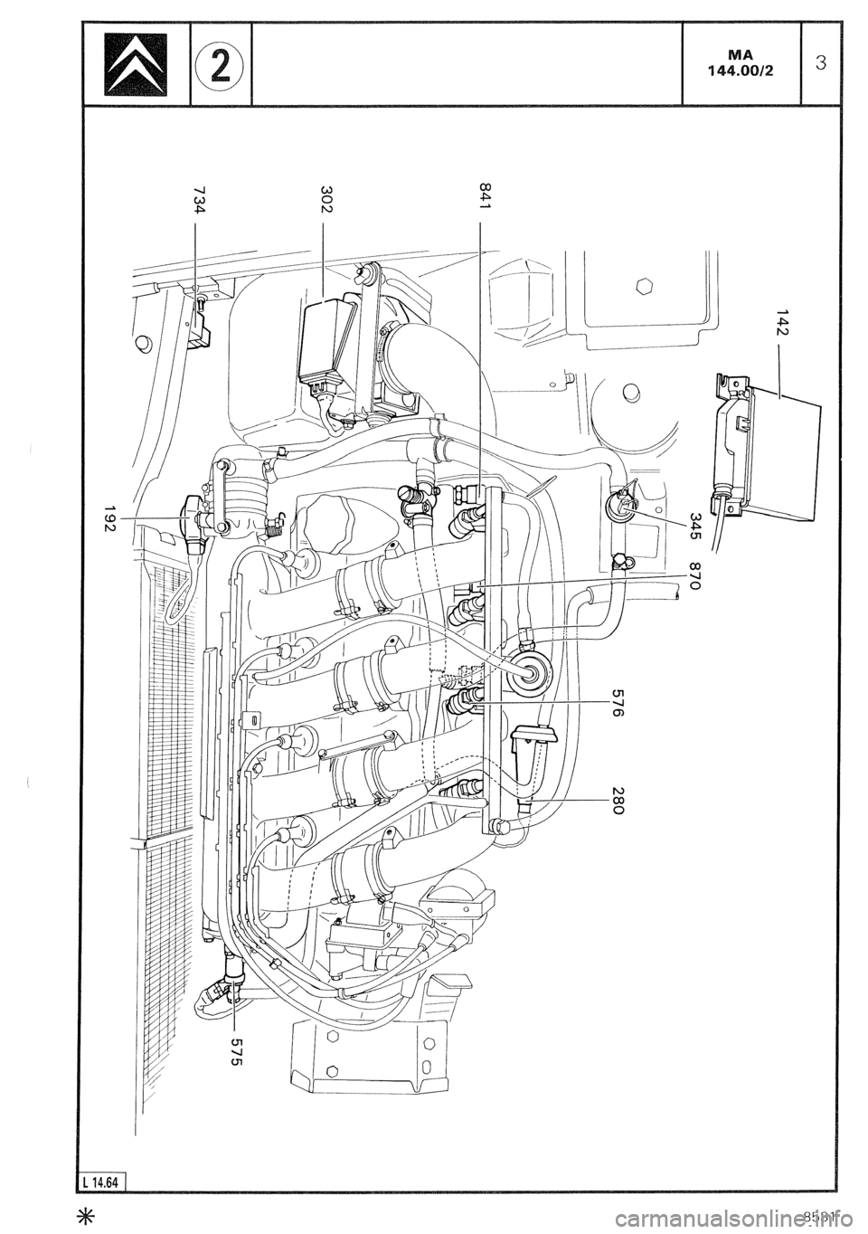 CITROEN CX 1988  Service Manual 14.641  