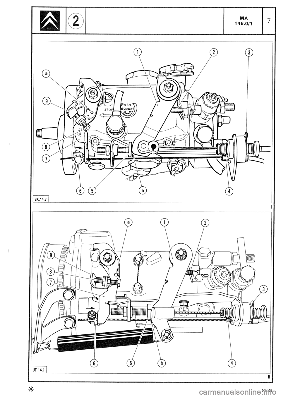 CITROEN CX 1988 Service Manual J I I
8531 CITROEN CX 1988 Service Manual J I I
8531