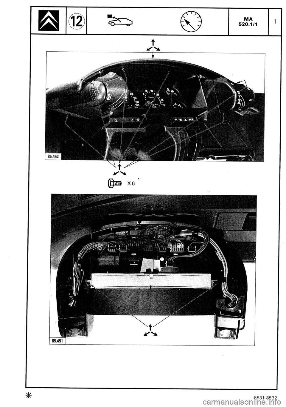CITROEN CX 1988 Service Manual CITROEN CX 1988 Service Manual