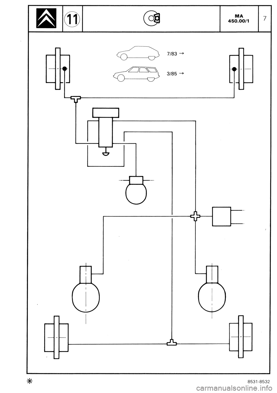 CITROEN CX 1988 Service Manual CITROEN CX 1988 Service Manual