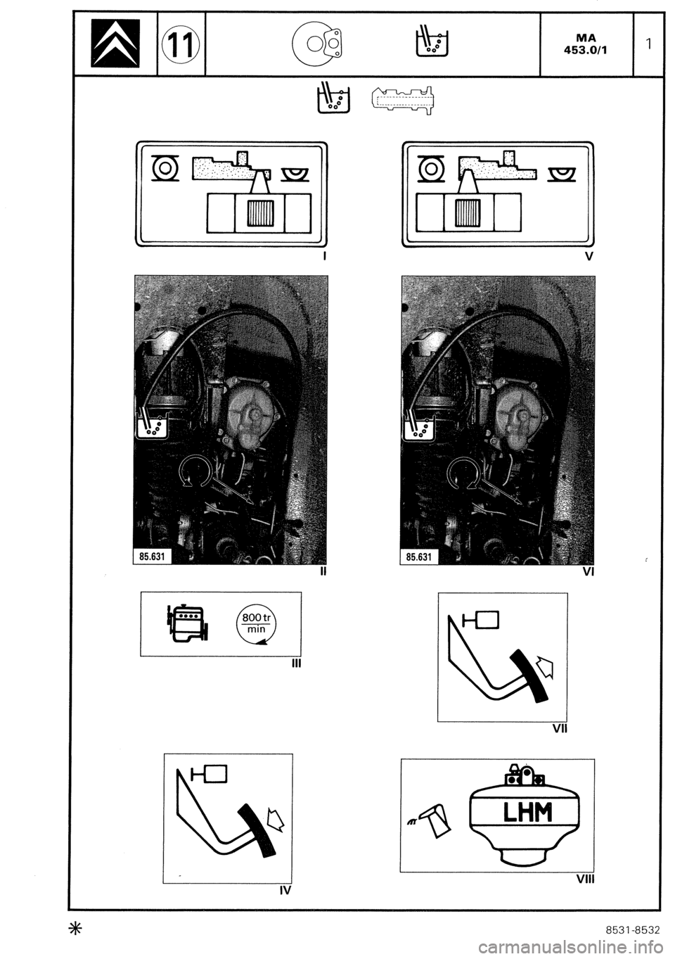 CITROEN CX 1988 Service Manual CITROEN CX 1988 Service Manual