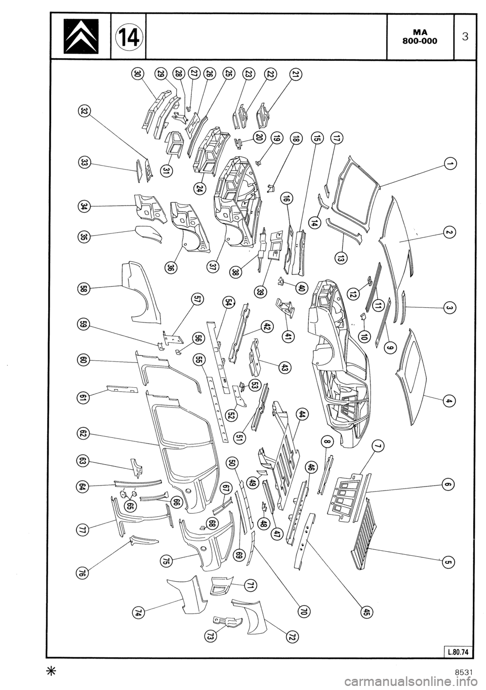 CITROEN CX 1988 Service Manual CITROEN CX 1988 Service Manual