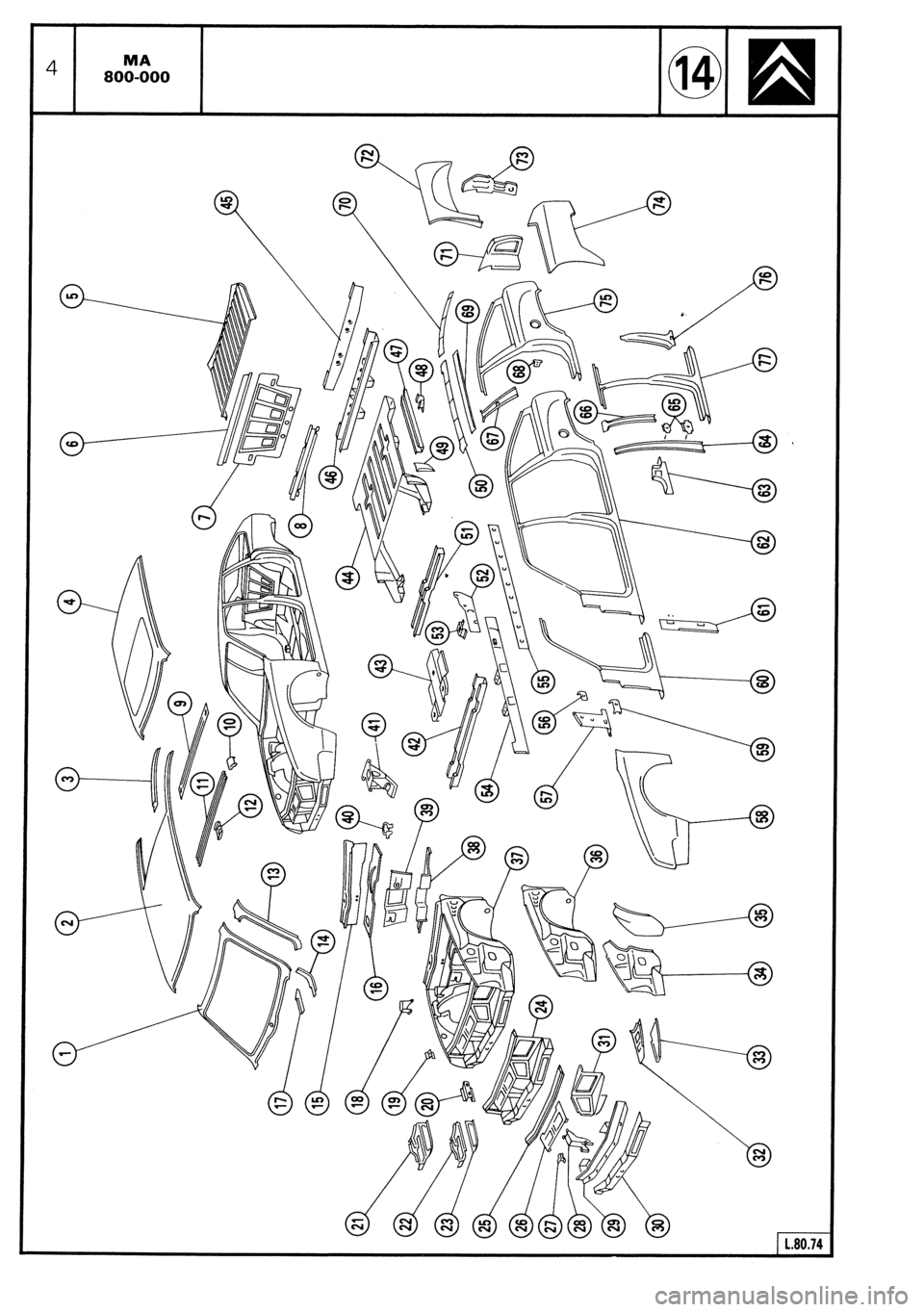 CITROEN CX 1988 Service Manual CITROEN CX 1988 Service Manual