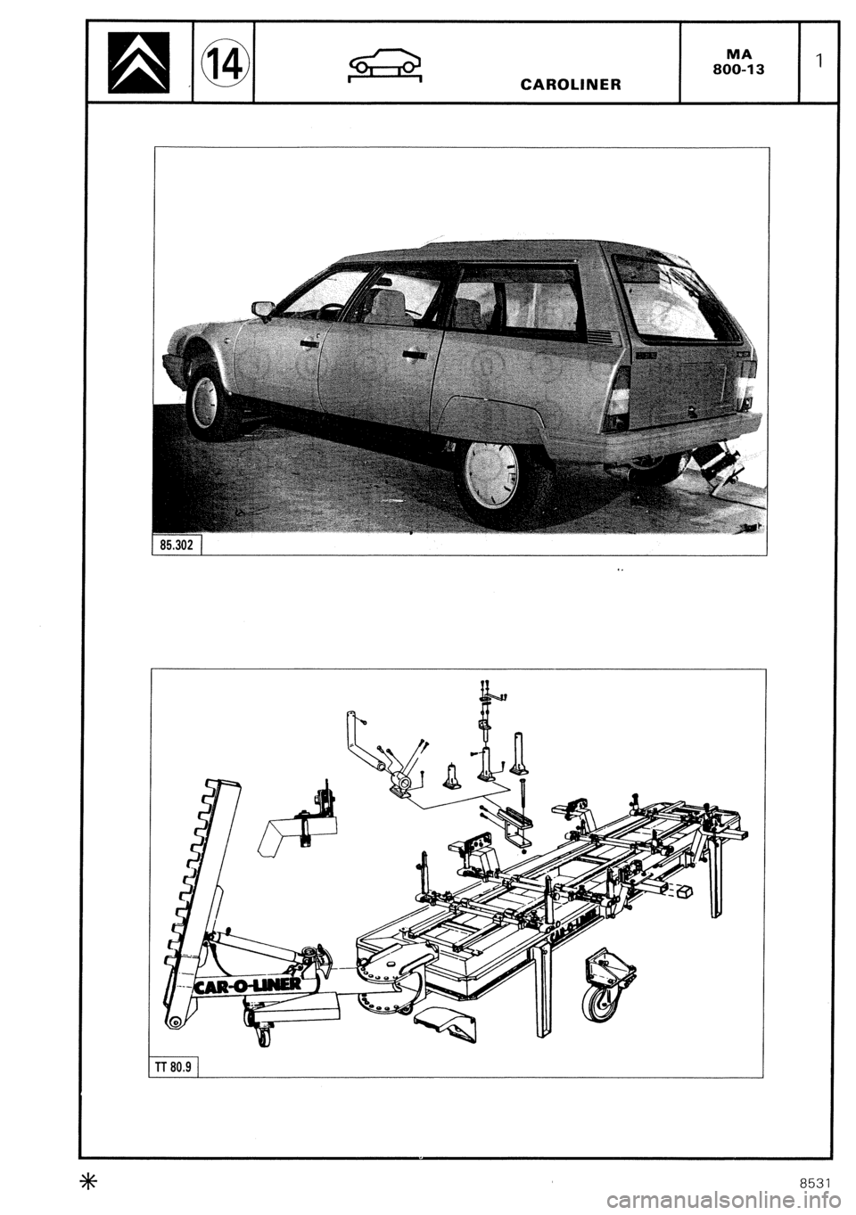 CITROEN CX 1988 Service Manual CITROEN CX 1988 Service Manual