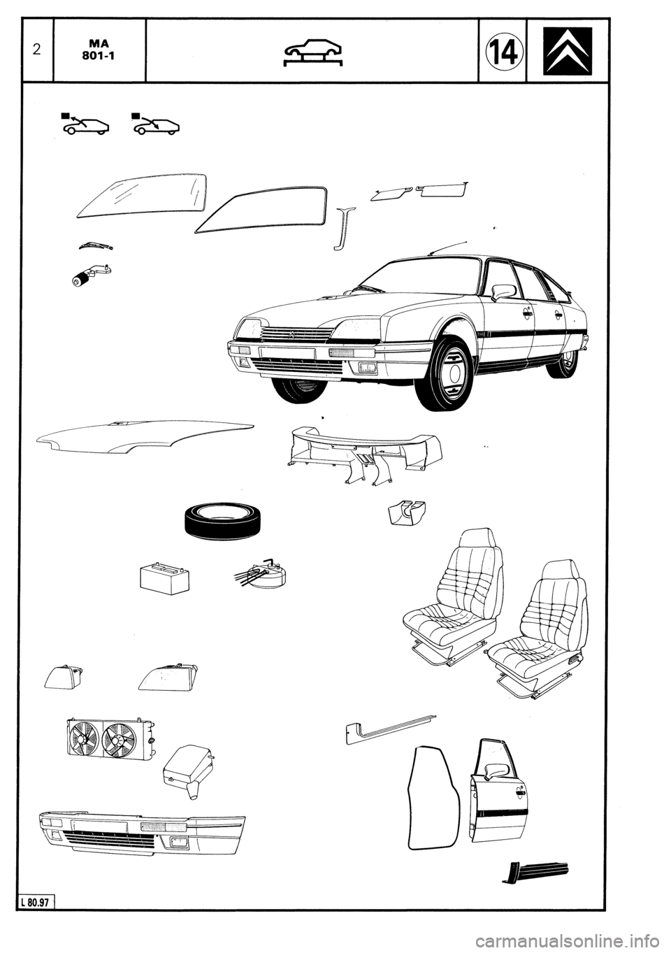 CITROEN CX 1988 Service Manual CITROEN CX 1988 Service Manual
