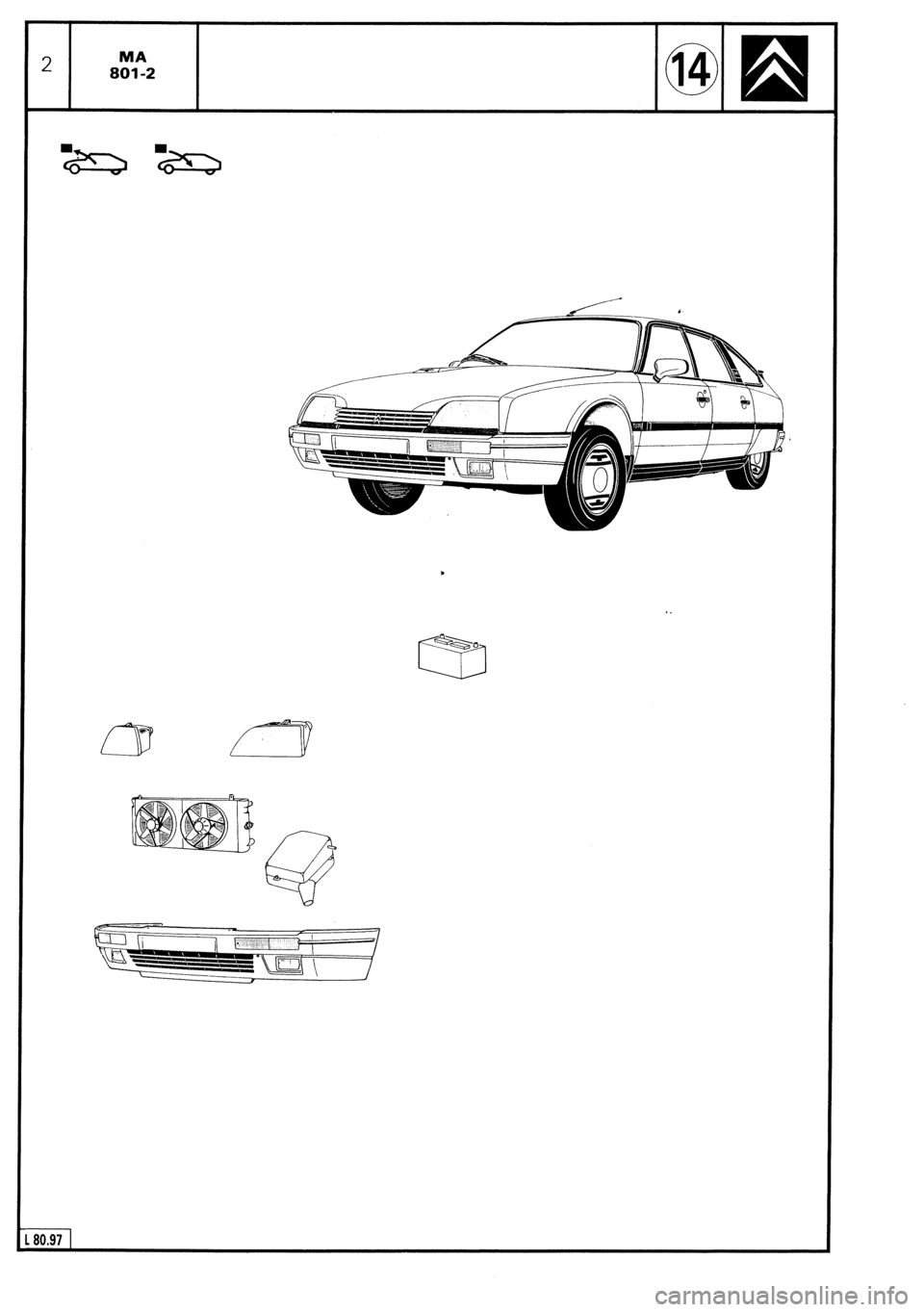 CITROEN CX 1988 Service Manual CITROEN CX 1988 Service Manual