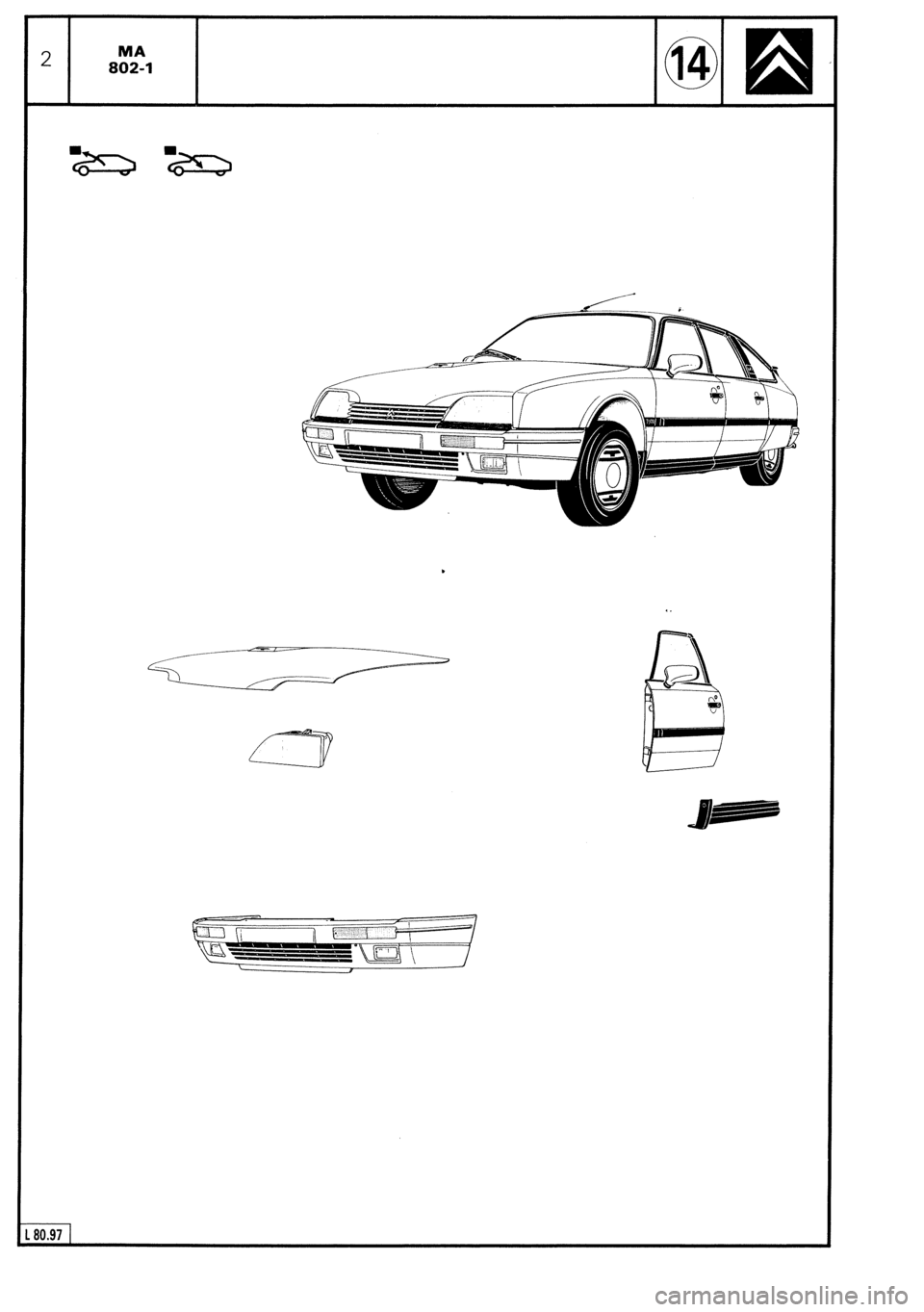 CITROEN CX 1988 Service Manual CITROEN CX 1988 Service Manual