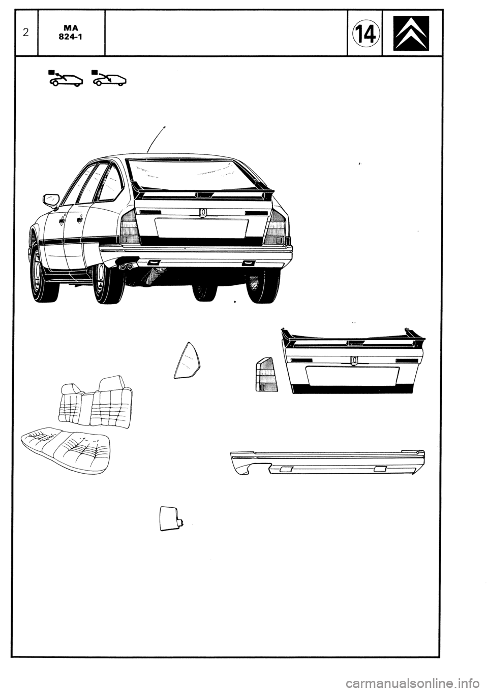 CITROEN CX 1988 Service Manual CITROEN CX 1988 Service Manual