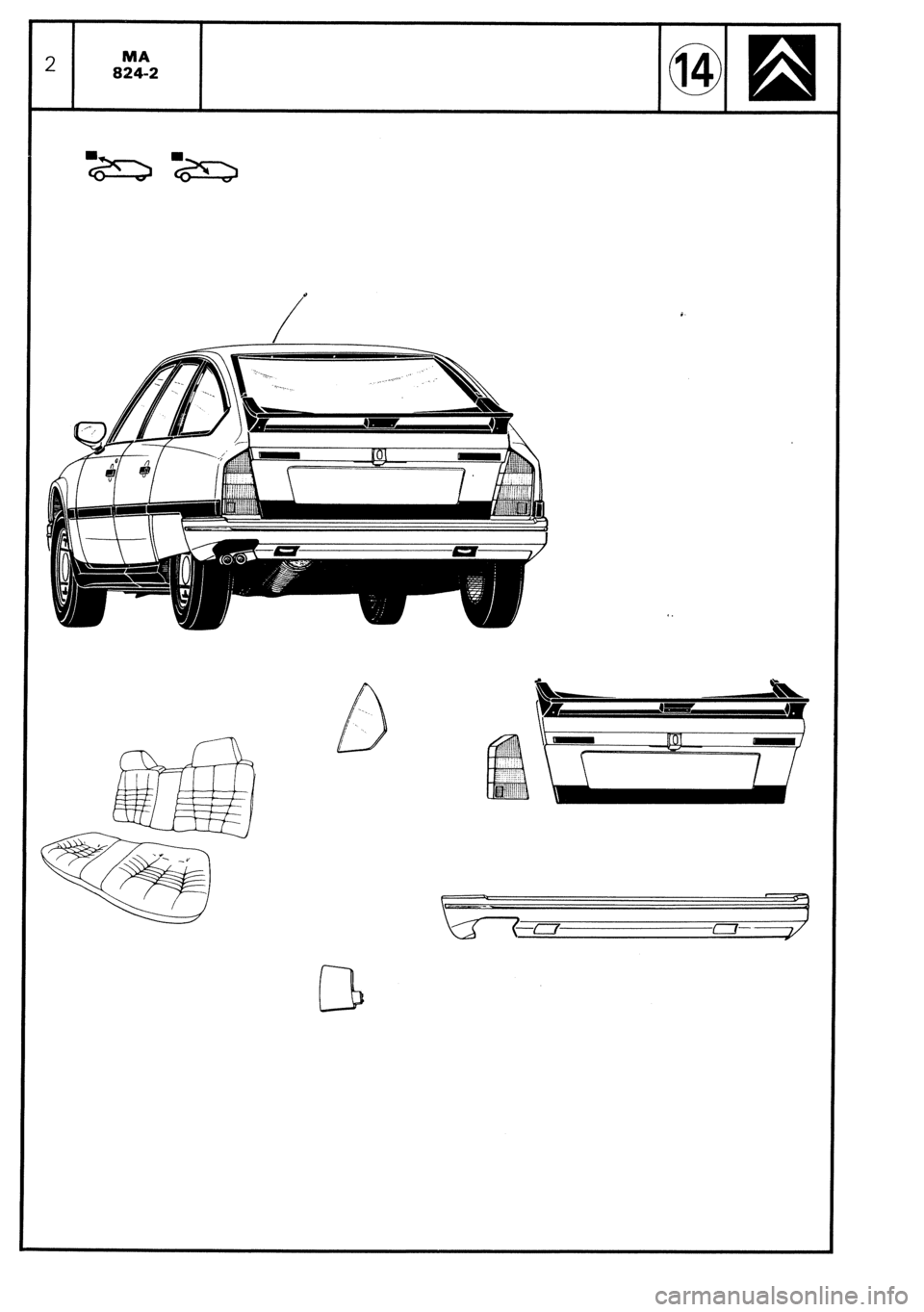 CITROEN CX 1988 Service Manual CITROEN CX 1988 Service Manual