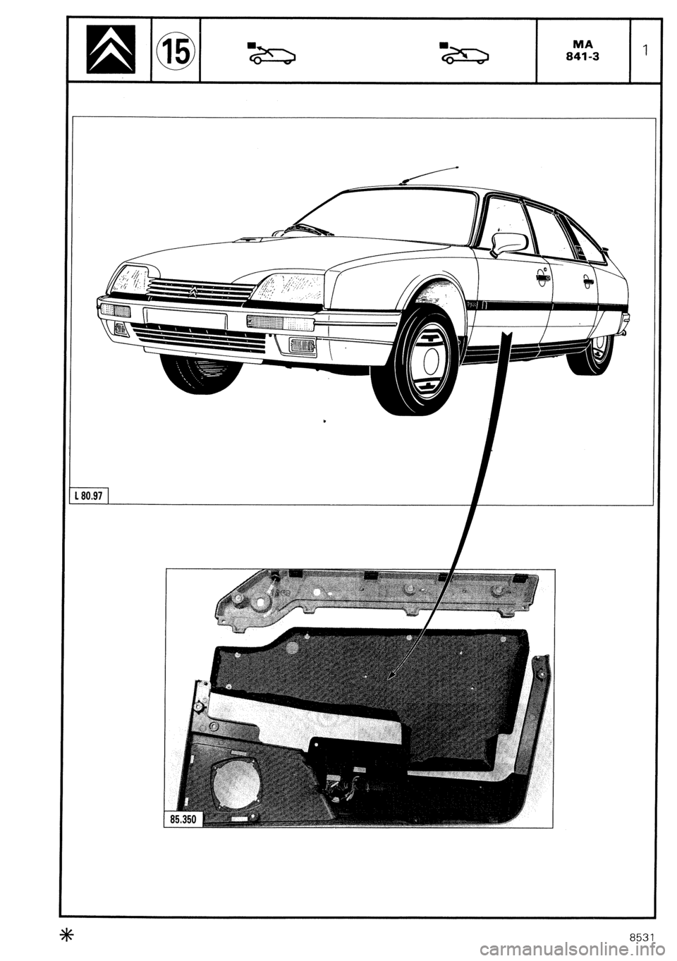 CITROEN CX 1988 Service Manual CITROEN CX 1988 Service Manual