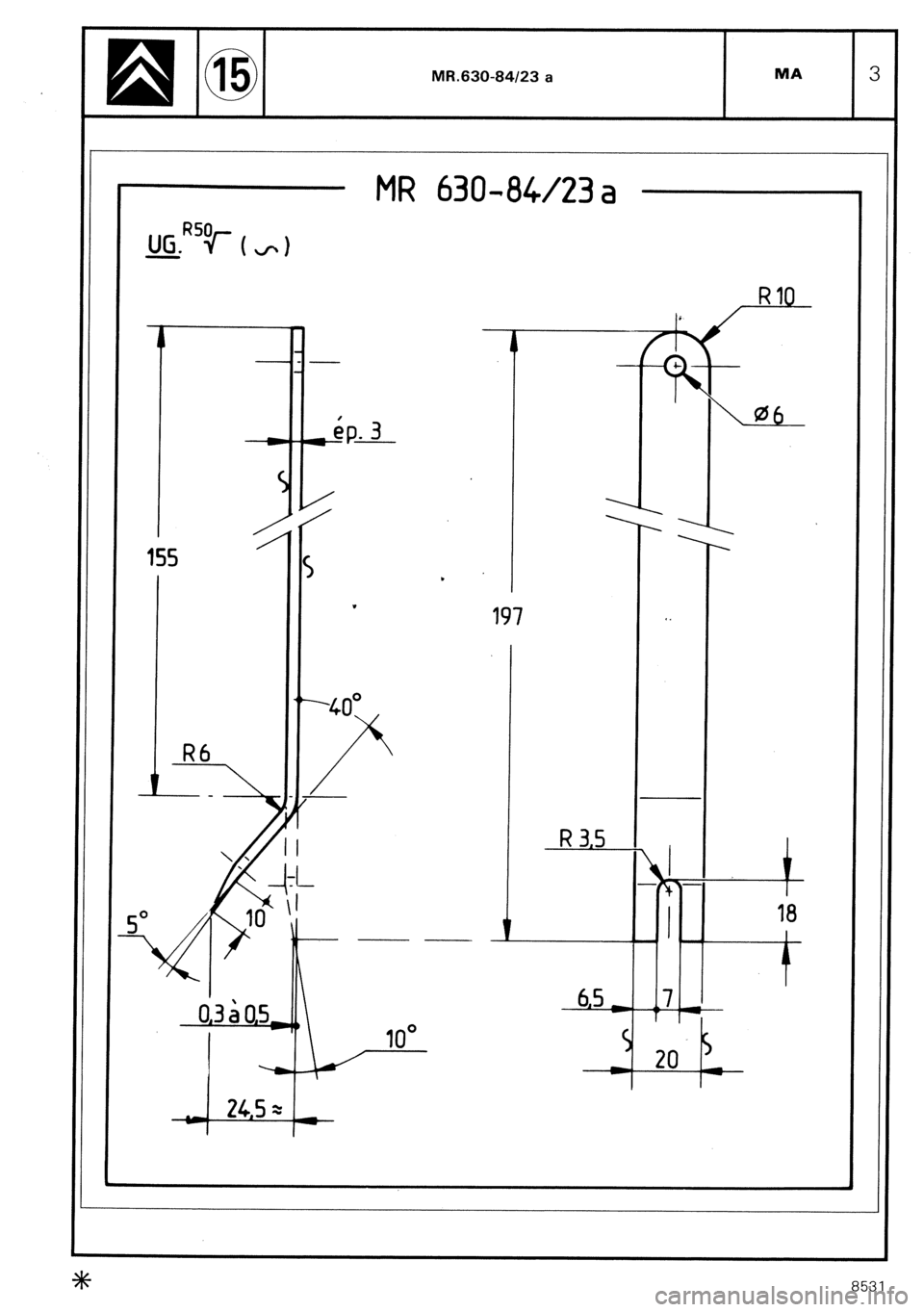CITROEN CX 1988 Service Manual CITROEN CX 1988 Service Manual