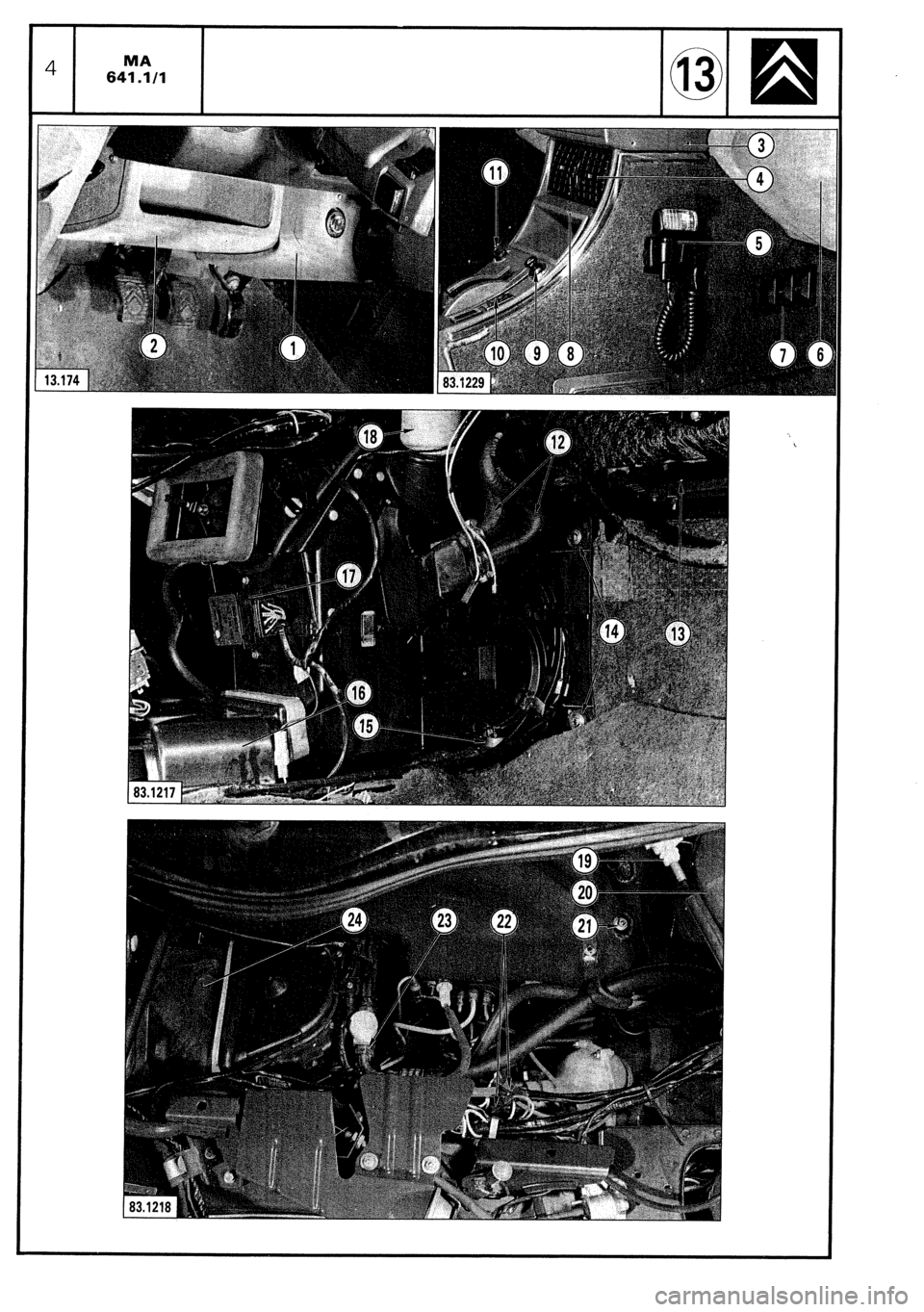 CITROEN CX 1988 Service Manual CITROEN CX 1988 Service Manual