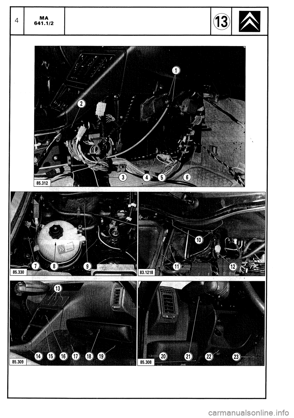 CITROEN CX 1988 Service Manual CITROEN CX 1988 Service Manual