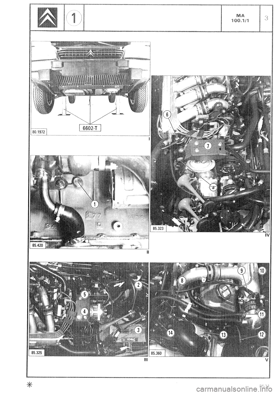 CITROEN CX 1988 Owners Manual II CITROEN CX 1988 Owners Manual II